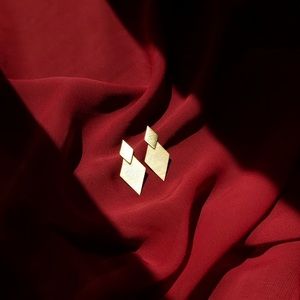 Handmade Earrings made with brass, New/Never worn